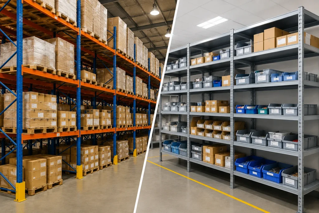Pallet Racking vs Shelving Systems